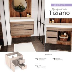 MUEBLE PARA BAÑO TIZIANO