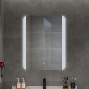 ESPEJO NEVADA LED PLATA 80CM