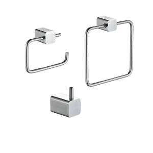 SET ACCESORIOS 3 PIEZAS LIFE CROMADOS
