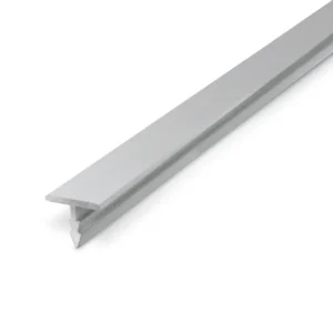 PERFIL EN T CROMADO MATE 10MM X 6MM X 2.5 M (2249)